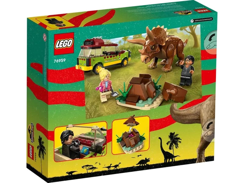 LEGO-Jurassic-Park---Pesquisa-de-Triceratops---30-Anos---281-Pecas---76959-6