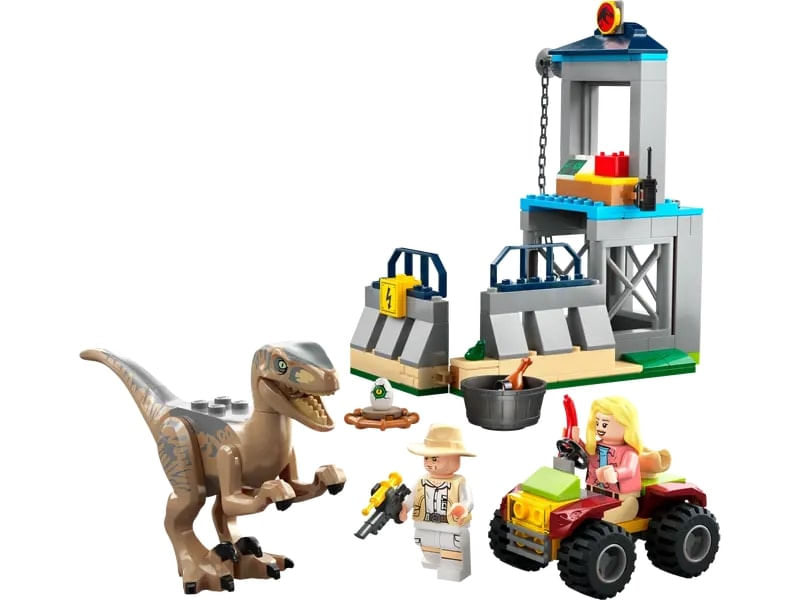 LEGO-Jurassic-Park---Fuga-do-Velociraptor---30-Anos---137-Pecas---76957-2