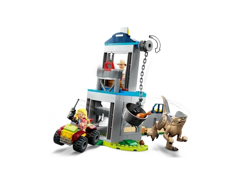 LEGO-Jurassic-Park---Fuga-do-Velociraptor---30-Anos---137-Pecas---76957-4