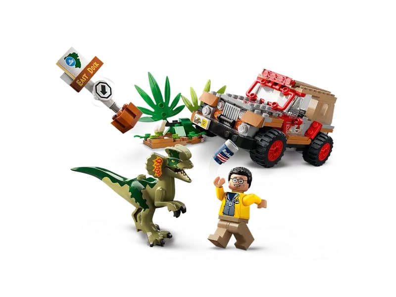 LEGO-Jurassic-Park---Emboscada-do-Dilofossauro---30-Anos---211-Pecas---76958-3