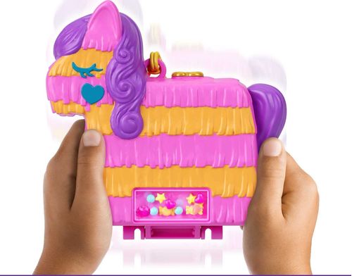 Playset Polly Pocket com Mini Bonecas - Festa da Pinhata - Estojo - Mattel