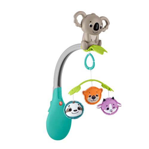 Móbile Musical Koala 3 em 1 - Relaxante e Divertido - Fisher-Price