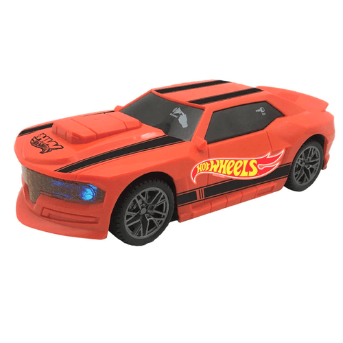 Carro Hot Wheels - Flash com Luz e Som - Laranja - Multikids