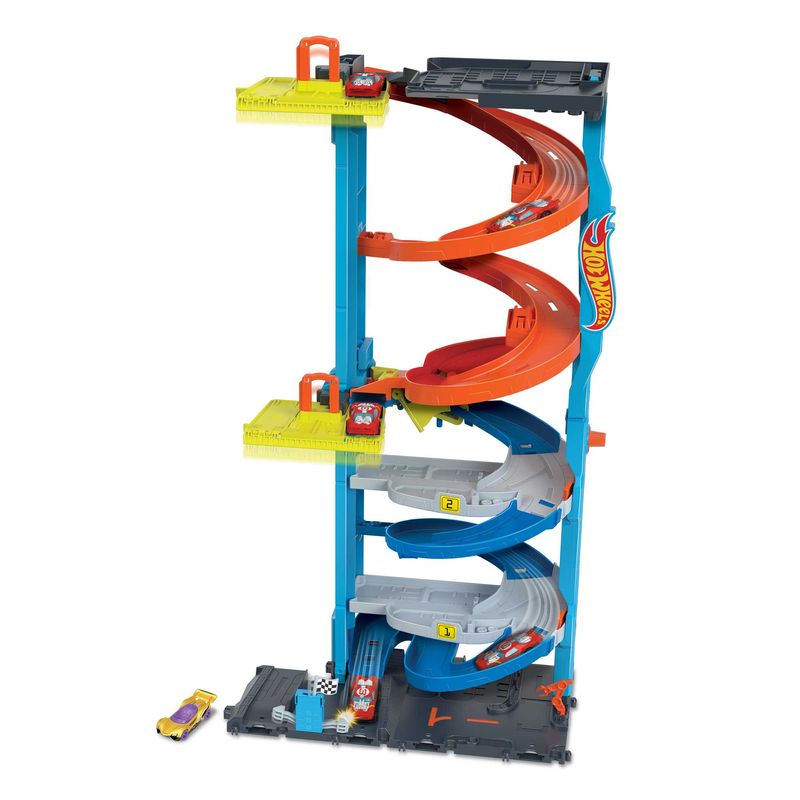 Conjunto de Pista Hot Wheels Transformando a Torre de Corrida City Mattel