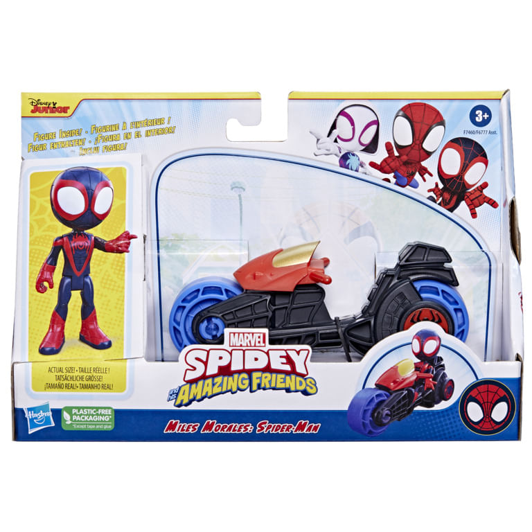 Veiculo-de-Roda-Livre-com-Mini-Figura---Spidey-and-his-Amazing-Friends---Miles-Morales---Hasbro-2