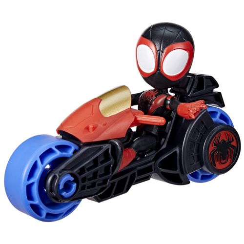 Veículo de Roda Livre com Mini Figura - Spidey and his Amazing Friends - Miles Morales - Hasbro