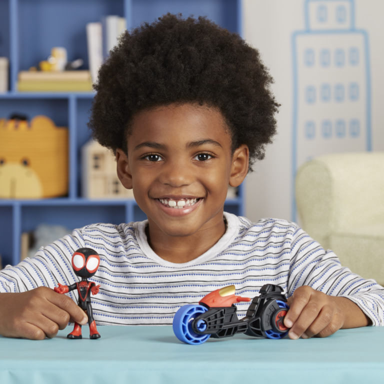 Veiculo-de-Roda-Livre-com-Mini-Figura---Spidey-and-his-Amazing-Friends---Miles-Morales---Hasbro-6