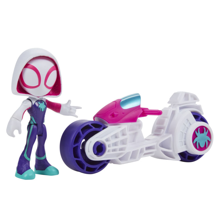 HASF7461---Veiculo-de-Roda-Livre-com-Mini-Figura---Spidey-and-his-Amazing-Friends---Ghost-Spi1