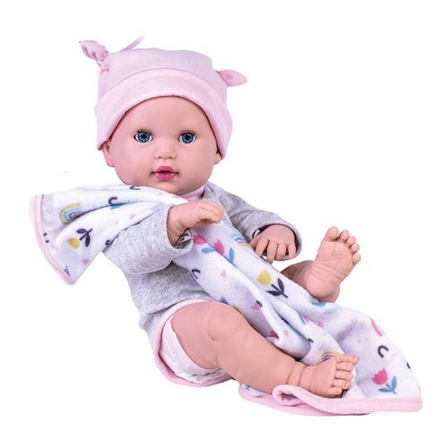 Boneca Reborn com Acessórios - Nenem Nanando - Love Born - 36 cm - Cotiplás