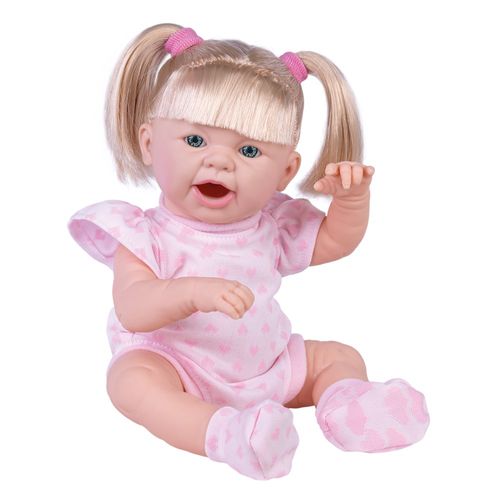 Boneca Reborn com Acessórios - Meu Lanchinho - Love Born - 37 cm - Cotiplás