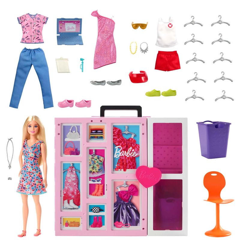 Playset-Barbie-com-Boneca---Dream-Closet---Novo-Armario-dos-Sonhos---Fashion-e-Beauty---Mattel-6