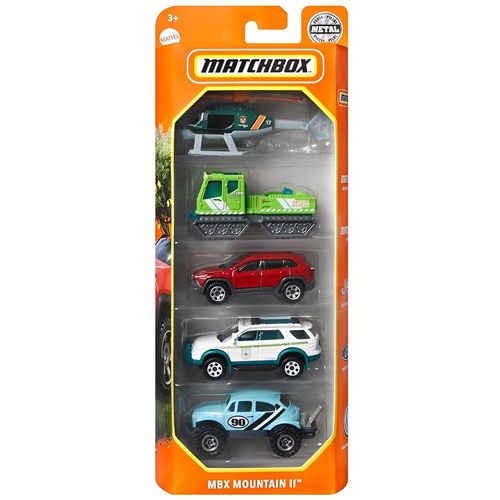 Carrinhos Matchbox - Pacote com 5 Carros - Sortido - 1:64 - Mattel