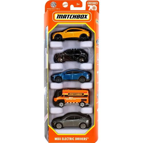 Carrinhos Matchbox - Pacote com 5 Carros - Sortido - 1:64 - Mattel