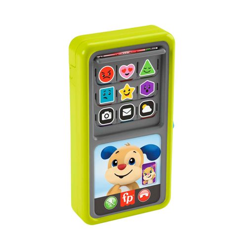 Brinquedo Pedagógico com Luz e Som - Telefone Deluxe de Aprendizagem Verde - Fisher-Price