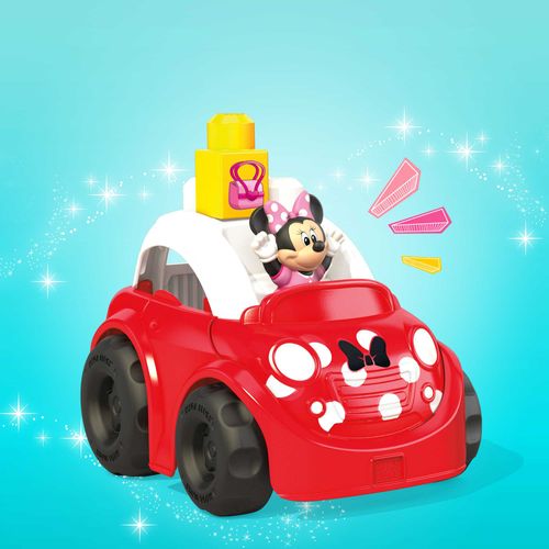 Blocos de Montar - Mega Bloks - Conversível da Minnie - Disney - 18 Peças - Mattel