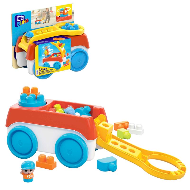 MATHHN00---Blocos-de-Montar---Mega-Bloks---Vagao-Giratorio-de-Blocos---20-Pecas---Fisher-Price-2