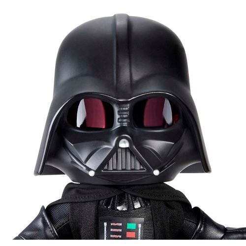 Pelúcia Darth Vader - Obi-Wan Kenobi - Star Wars - Com Distorção de Voz e Luz - 30 cm - Mattel