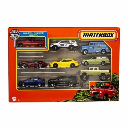 Carrinhos Matchbox - Conjunto com 9 Carros - Sortido - Mattel