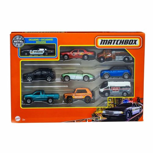 Carrinhos Matchbox - Conjunto com 9 Carros - Sortido - Mattel