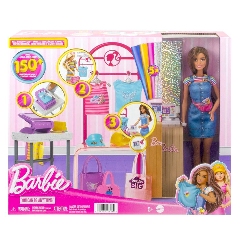 Playset-Barbie-com-Boneca---Atelie-de-Designer-de-Moda---Profissoes---Mattel-2