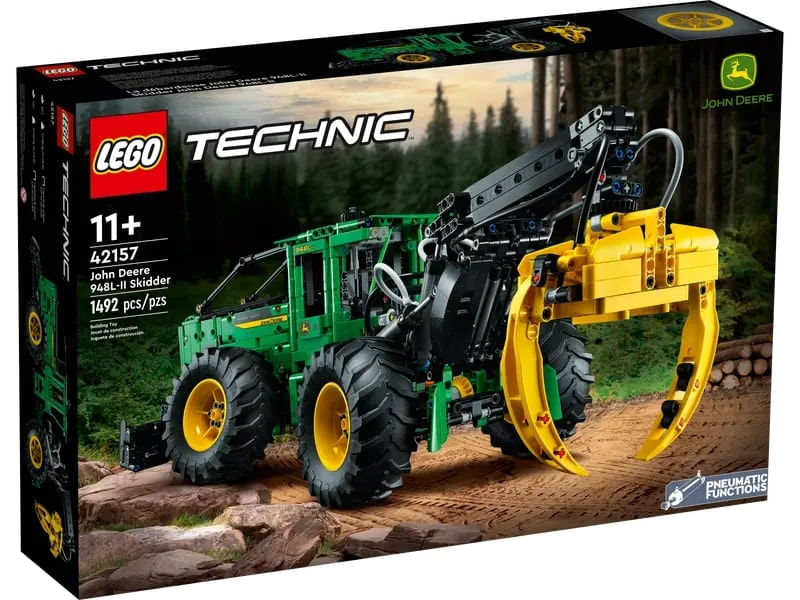 LEG42157---LEGO-Technic---Trator-Florestal-John-Deere-948L-II---1492-Pecas---42157-0