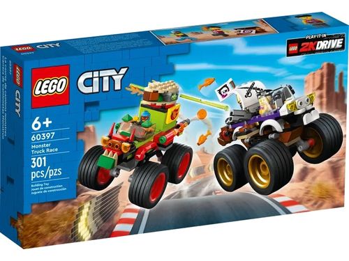 LEGO City - Corrida de Monster Truck - 301 Peças - 60397