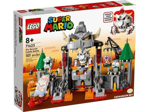LEGO Super Mario - Pacote de Expansão - Batalha no castelo do Bowsosso - 1321 Peças - 71423
