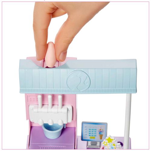 Boneca Barbie com Acessórios - Sorveteria - Profissões - Mattel
