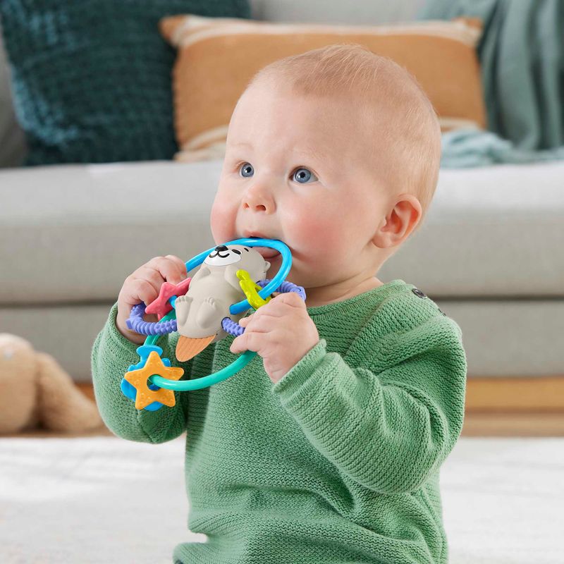 MATHJW12---Mordedor-com-Chocalho---Lontra-Girar-e-Morder---Fisher-Price-5