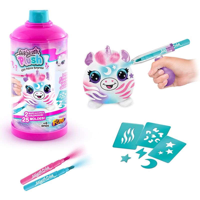 Mini-Pelucia-na-Lata-Para-Pintar---Airblush-Plush---Style-4-Ever---Surpresa---Fun-2