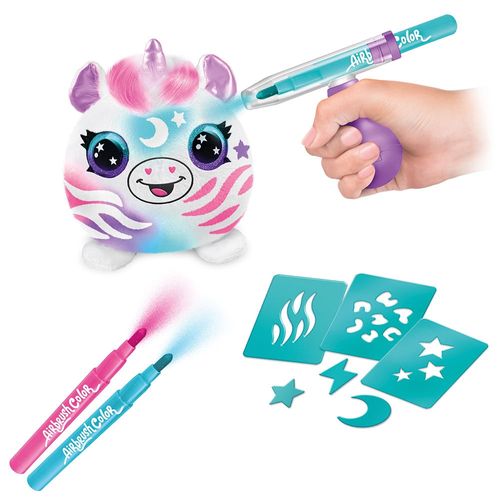 Mini Pelúcia na Lata Para Pintar - Airblush Plush - Style 4 Ever - Surpresa - Fun