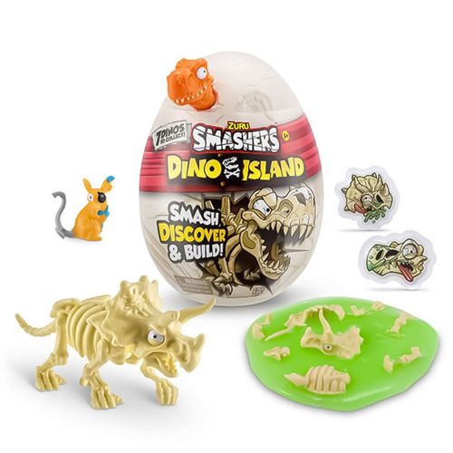 Ovo Dino Island Surpresa - Piratas - Zuru Smashers - Pequeno - Sortido - Fun