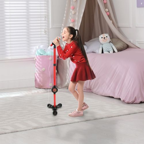 Microfone Com Pedestal - Miraculous - Luz e Som - Multikids