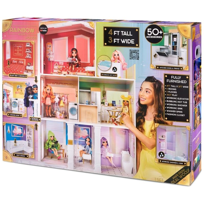 MCA4222574330---Casa-de-Bonecas-Interativa---Rainbow-High-House---3-Andares---Madeira---120-cm-2