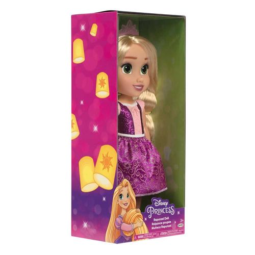 Boneca Princesas - Rapunzel - Disney - 38 cm - Multikids