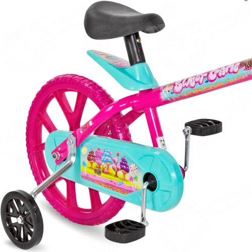 Bicicleta Infantil Aro 14 - Sweet Game - Rosa - Bandeirante