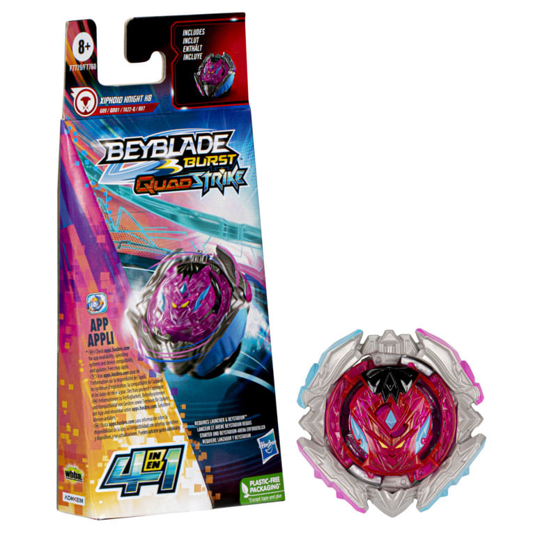 HASF7779---Piao-de-Batalha---BeyBlade-Burst---Quadstrike---Xiphoid-Knight-K8---4-em-1---Hasbro-1