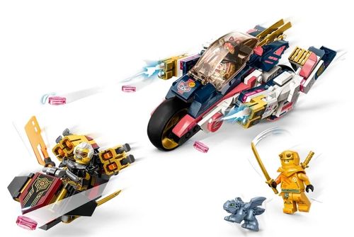 LEGO Ninjago - Robô de Moto de Corrida Mutável de Sora - 384 Peças - 71792