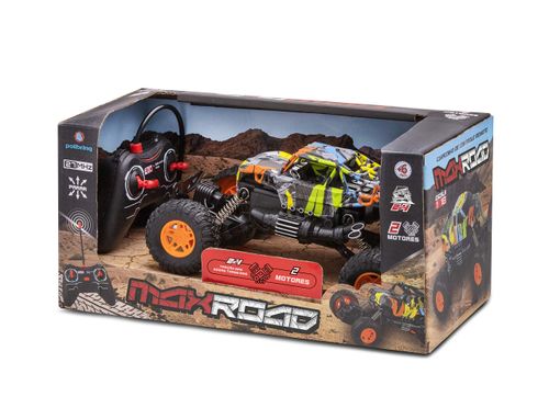 Carrinho de Controle Remoto - Max Road - 2 Motores - Sortido - 1:18 - 23 cm - Polibrinq