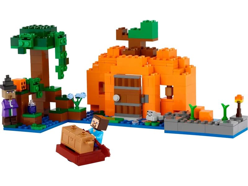 LEGO-Minecraft---A-Fazenda-de-Abobora---257-Pecas---21248---Conjunto-blocos-de-montar-2
