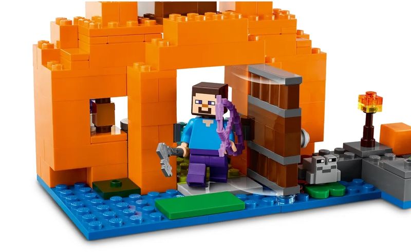 LEGO-Minecraft---A-Fazenda-de-Abobora---257-Pecas---21248---Conjunto-blocos-de-montar-4