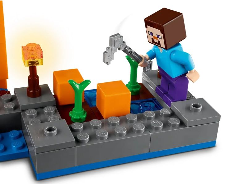 LEGO-Minecraft---A-Fazenda-de-Abobora---257-Pecas---21248---Conjunto-blocos-de-montar-6