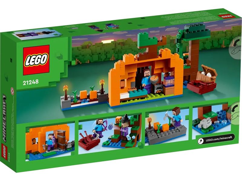 LEGO-Minecraft---A-Fazenda-de-Abobora---257-Pecas---21248---Conjunto-blocos-de-montar-8