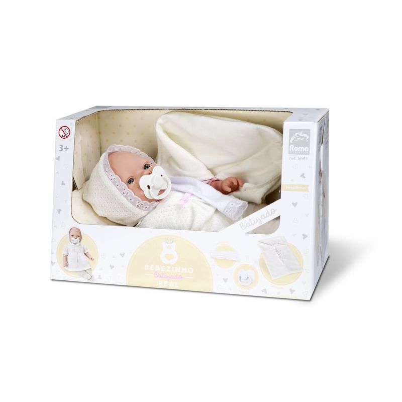ROM5691---Boneca-Reborn---Bebezinho-Real-Batizado---35-cm---Roma-2