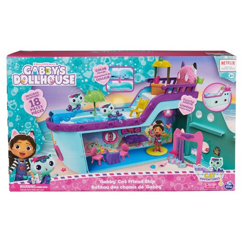 Playset com Mini Figura - Cruzeiro da Gabby - Casa da Gabby - Sunny