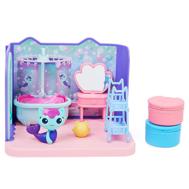 SUN3069---Playset-com-Mini-Figura---Banheiro-da-MerCat---Casa-da-Gabby---Sunny-4
