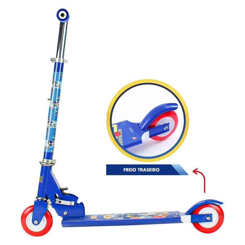 BBRS008---Patinete-Infantil-com-Luz---Sonic-The-Hedgehog---Azul---BBR-Toys-4