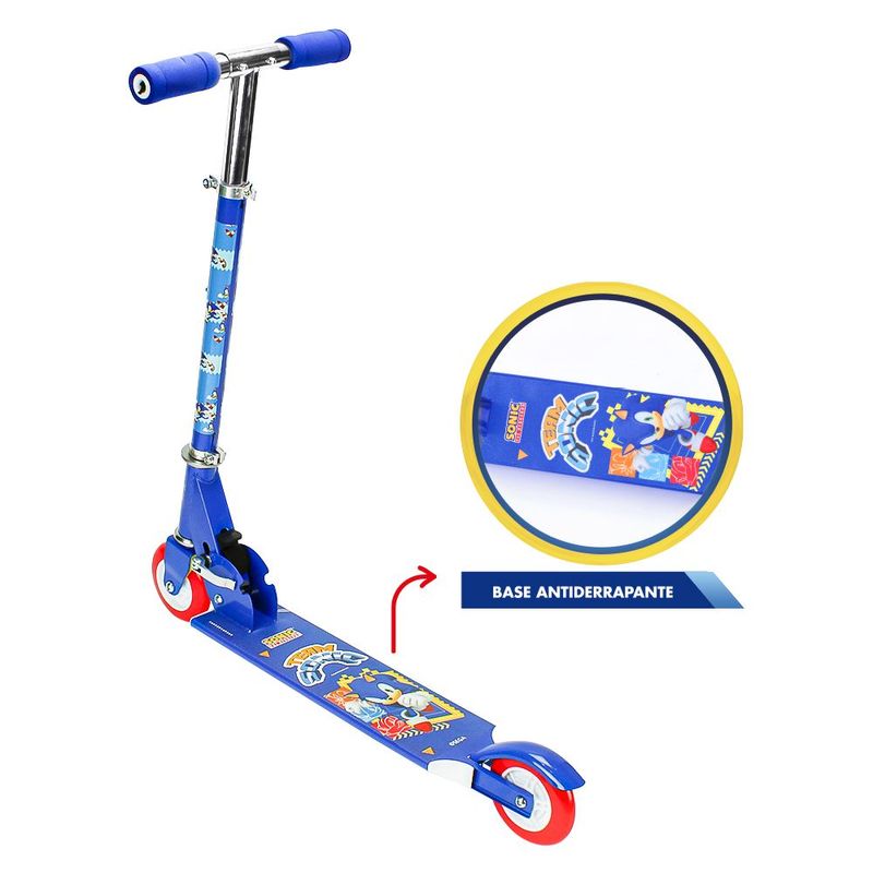 BBRS008---Patinete-Infantil-com-Luz---Sonic-The-Hedgehog---Azul---BBR-Toys-5
