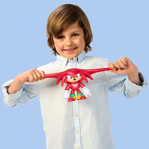Figura Elástica - Goo Jit Zu - Knuckles - Sonic The Hedgehog - 13 cm - Sunny