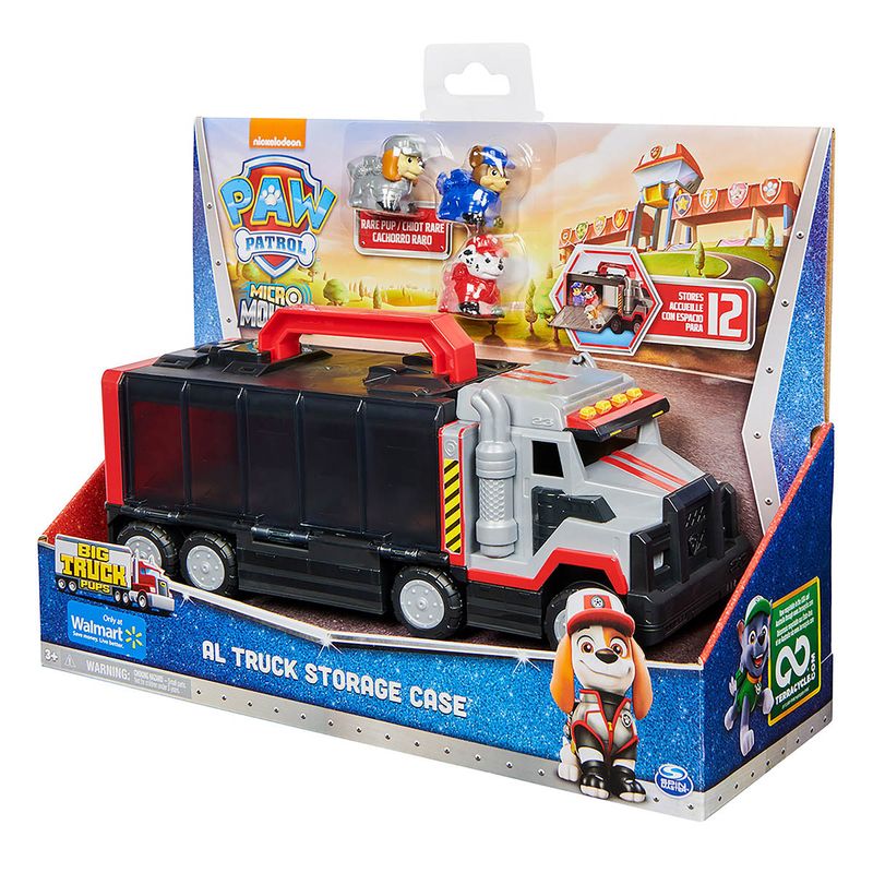 Veiculo-com-Mini-Figuras---Caminhao-de-Armazenamento-do-Al---Patrulha-Canina---Micro-Movers---Big-Truck-Pups---Sunny-6